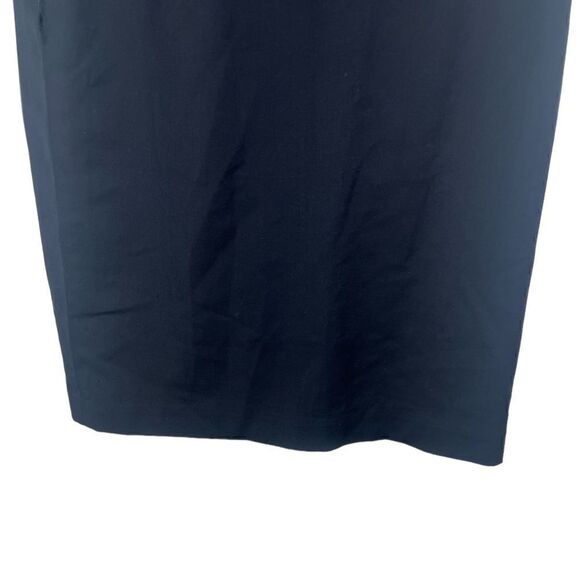 Burberry Navy Blue Vintage Burberry’s 100% Wool Academia Pencil Skirt Size 8 - Picture 4 of 12